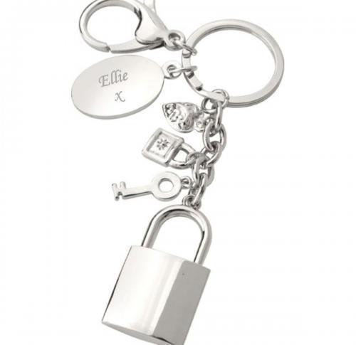 Keyring with Charms 